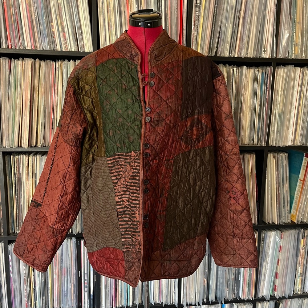 Phish Llama Taboot Patchwork Silk Jacket Sacred T… - image 7